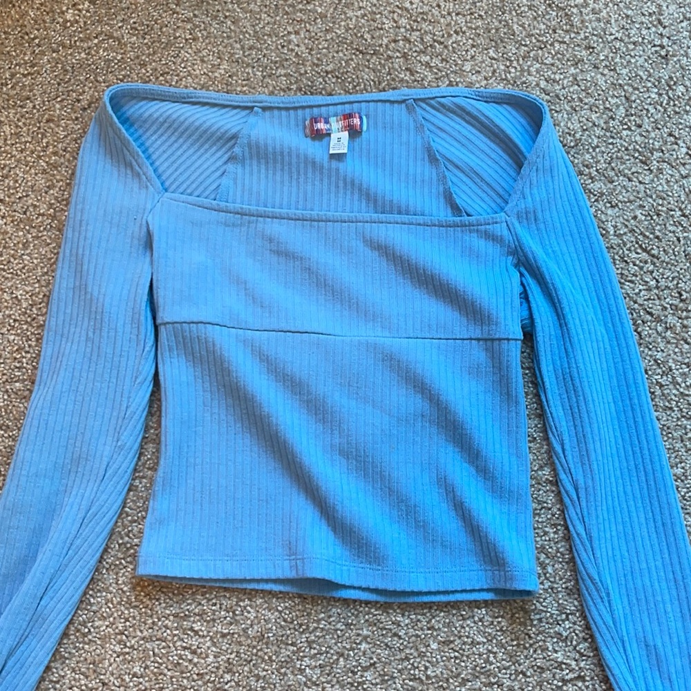 Blue urban top
